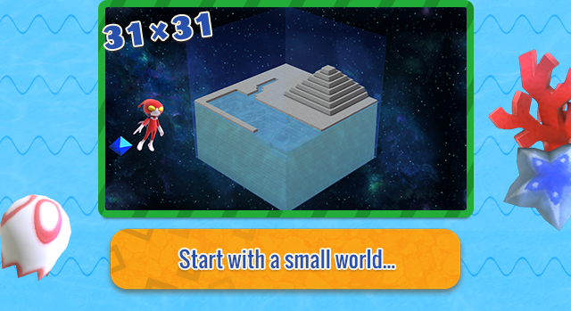 31x31　Start with a small world...