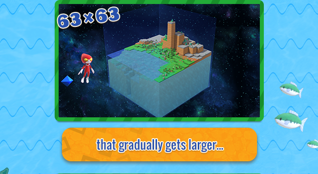63x63　that gradually gets larger...